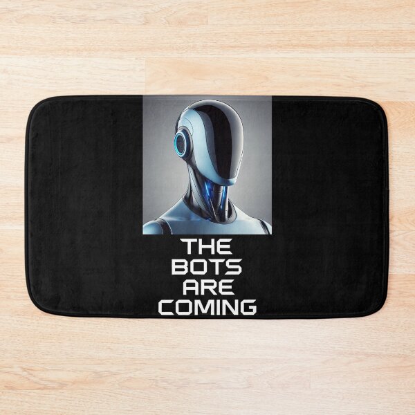 Item preview, Tesla bot designed and sold by TEEJAMBOREE.