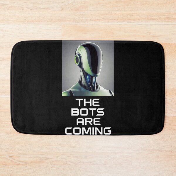 Item preview, Tesla bot designed and sold by TEEJAMBOREE.
