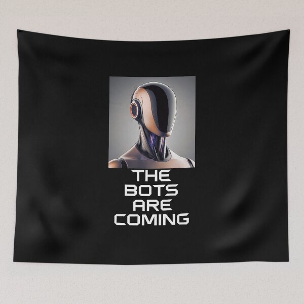 Item preview, Tesla bot designed and sold by TEEJAMBOREE.
