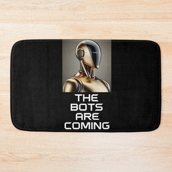 Item preview, Tesla bot designed and sold by TEEJAMBOREE.
