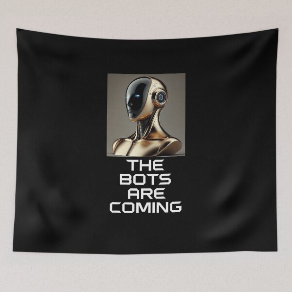 Item preview, Tesla bot designed and sold by TEEJAMBOREE.