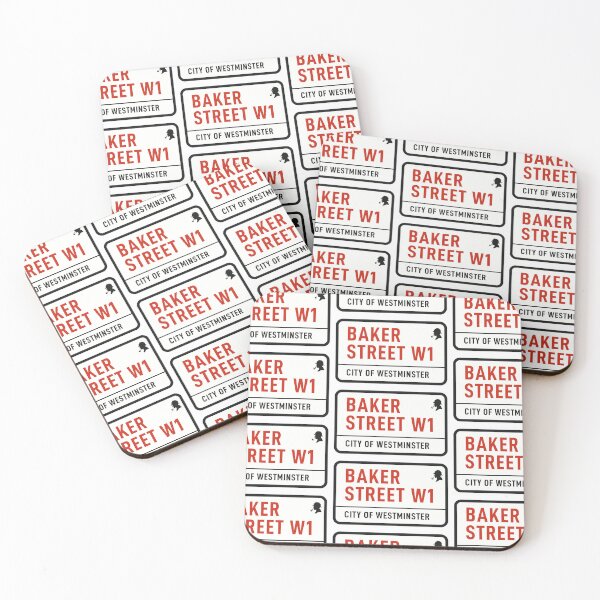 Item preview, Baker Street W1 London Sign – Sherlock Holmes Tribute designed and sold by hangmeart.