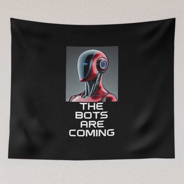 Item preview, Tesla bot designed and sold by TEEJAMBOREE.