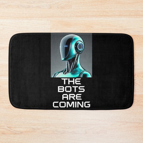 Item preview, Tesla bot designed and sold by TEEJAMBOREE.