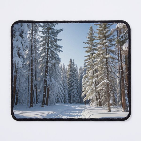 Item preview, Snow-covered Path Landscape designed and sold by vekotpu.