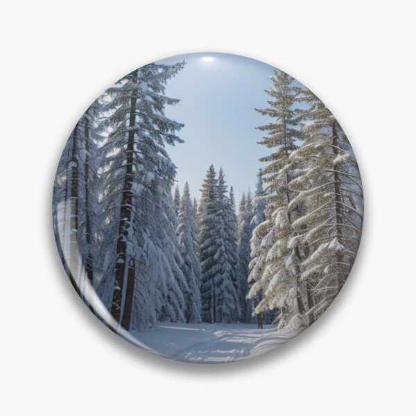 Item preview, Snow-covered Path Landscape designed and sold by vekotpu.