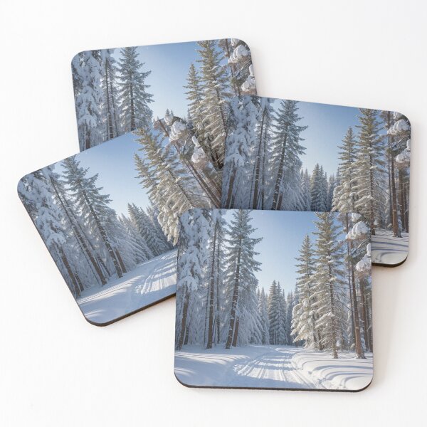 Item preview, Snow-covered Path Landscape designed and sold by vekotpu.