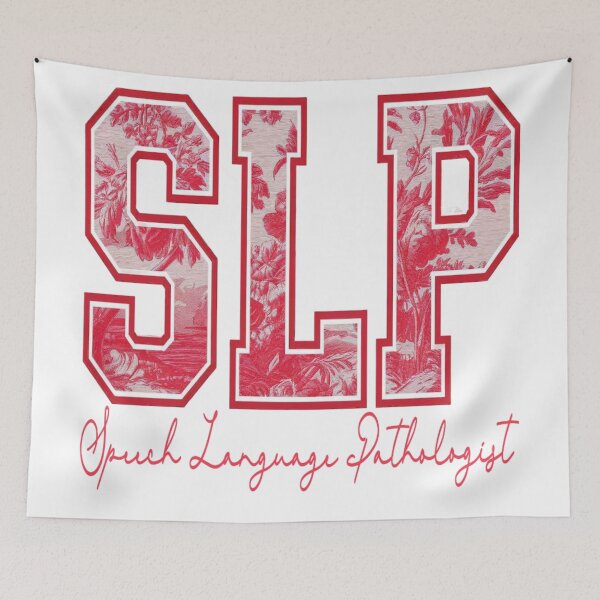 Item preview, Speech Language Pathologist Floral SLP Therapy designed and sold by KitonicTees.
