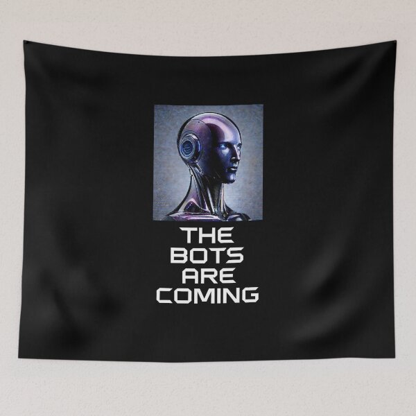 Item preview, Tesla bot designed and sold by TEEJAMBOREE.