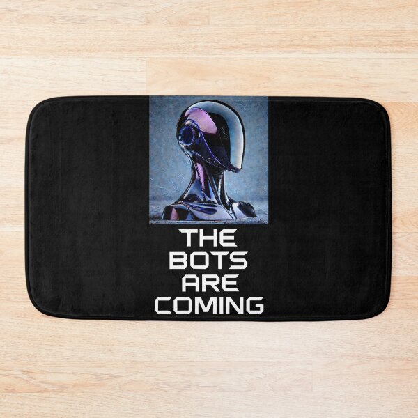 Item preview, Tesla bot designed and sold by TEEJAMBOREE.