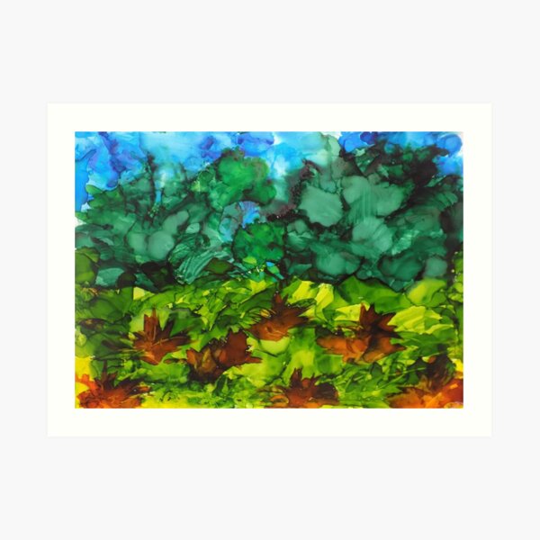 Abstracted Landscape Art Print