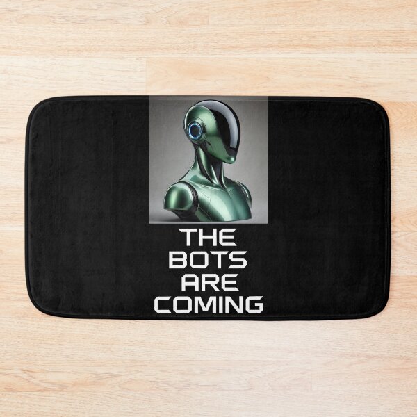 Item preview, Tesla bot designed and sold by TEEJAMBOREE.