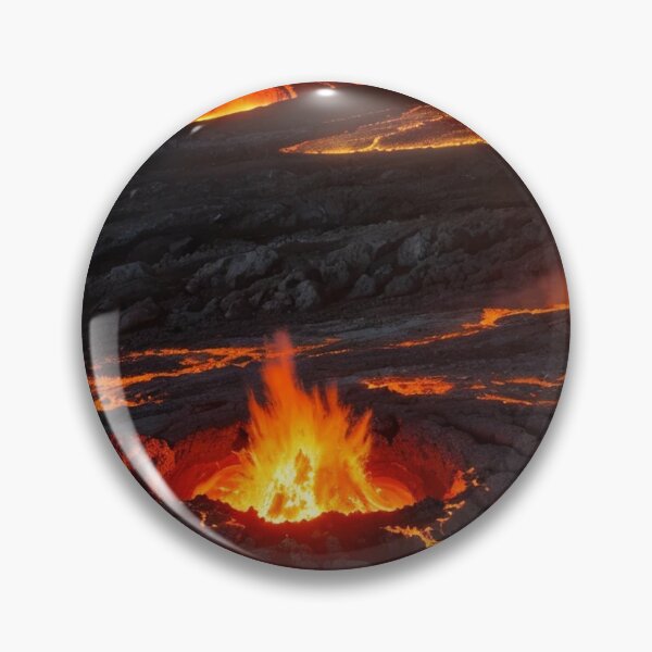 Item preview, Volcanic Terrain Landscape designed and sold by vekotpu.