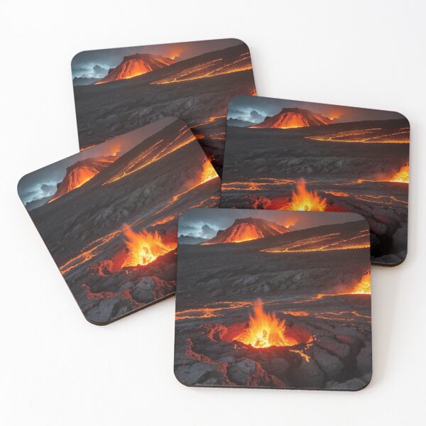 Item preview, Volcanic Terrain Landscape designed and sold by vekotpu.