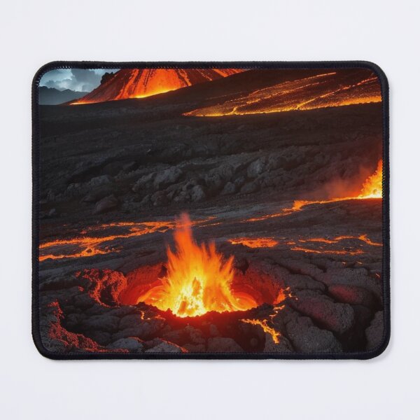 Item preview, Volcanic Terrain Landscape designed and sold by vekotpu.