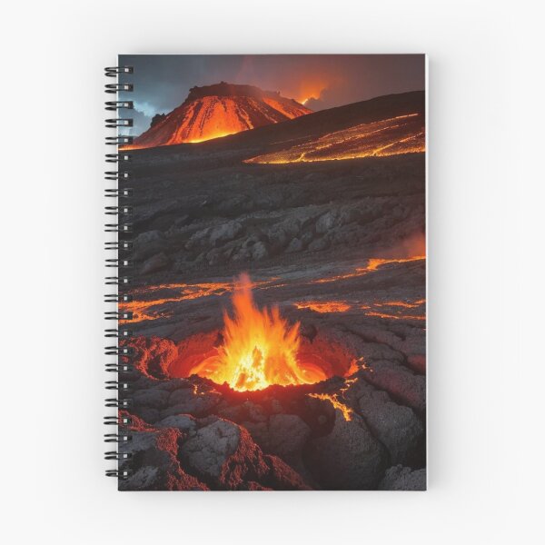 Item preview, Volcanic Terrain Landscape designed and sold by vekotpu.