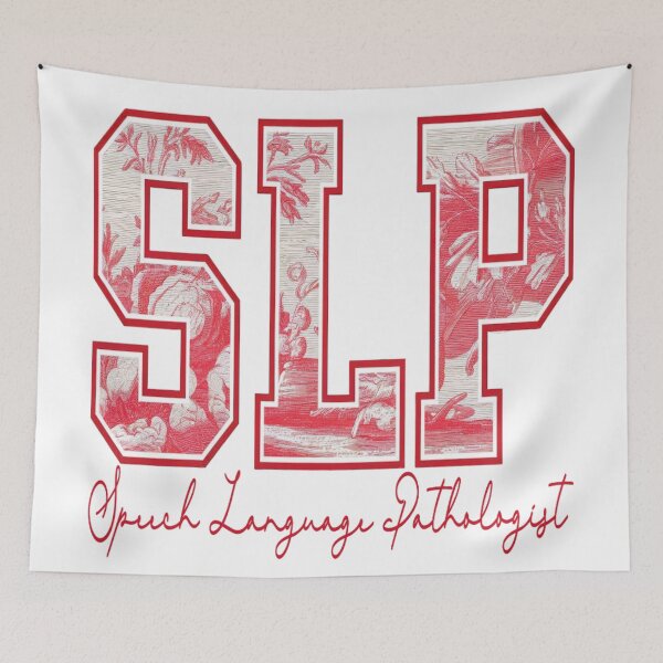 Item preview, Speech Language Pathologist Floral SLP Therapy designed and sold by KitonicTees.