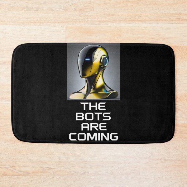 Item preview, Tesla bot designed and sold by TEEJAMBOREE.