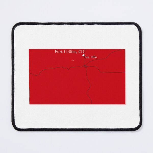 Item preview, Fort Collins, CO [Red] designed and sold by PhilbonianDezin.