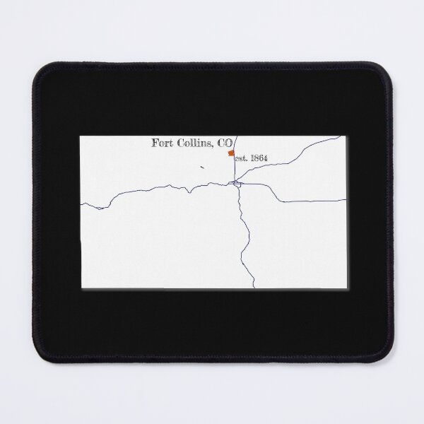 Item preview, Fort Collins, CO [White] designed and sold by PhilbonianDezin.