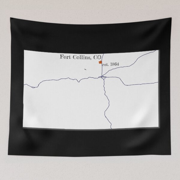Item preview, Fort Collins, CO [White] designed and sold by PhilbonianDezin.