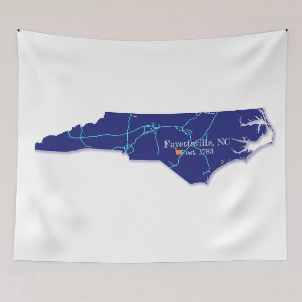 Item preview, Fayetteville, NC [Blue] designed and sold by PhilbonianDezin.