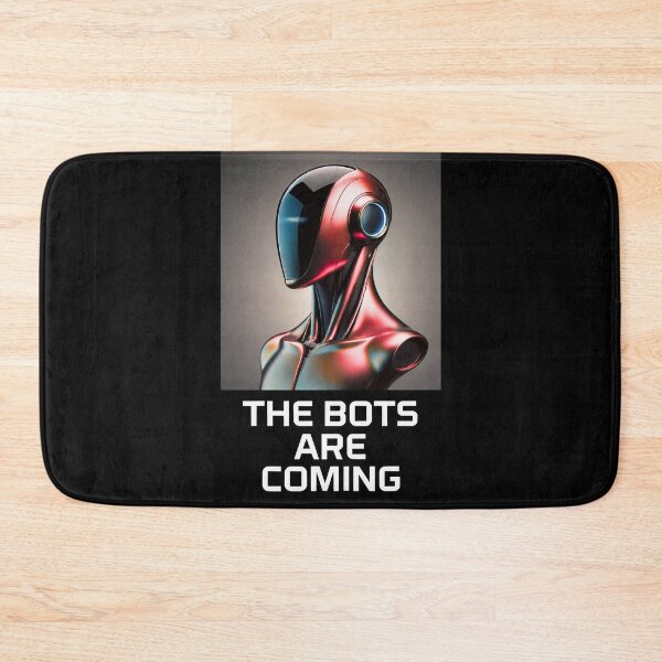 Item preview, Tesla bot designed and sold by TEEJAMBOREE.