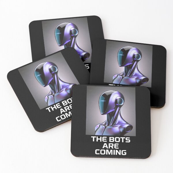 Item preview, Tesla bot designed and sold by TEEJAMBOREE.
