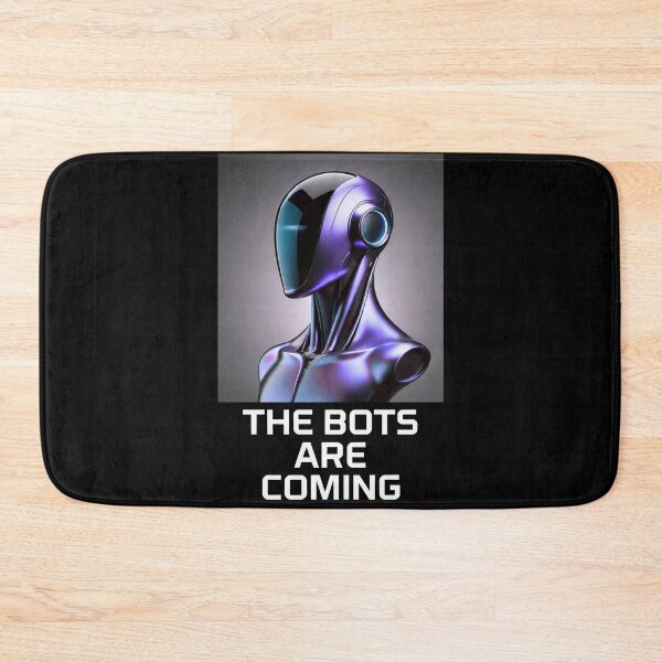Item preview, Tesla bot designed and sold by TEEJAMBOREE.