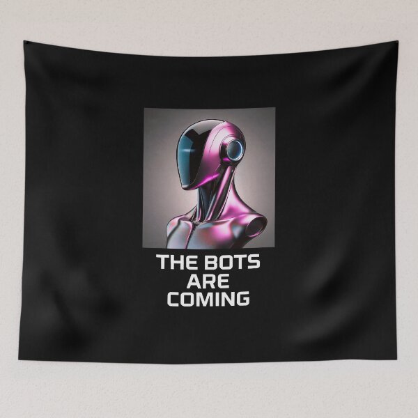Item preview, Tesla bot designed and sold by TEEJAMBOREE.