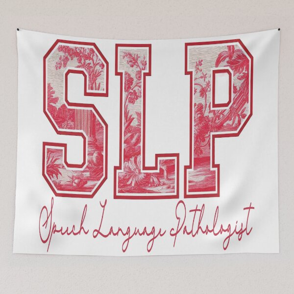 Item preview, Speech Language Pathologist Floral SLP Therapy designed and sold by KitonicTees.