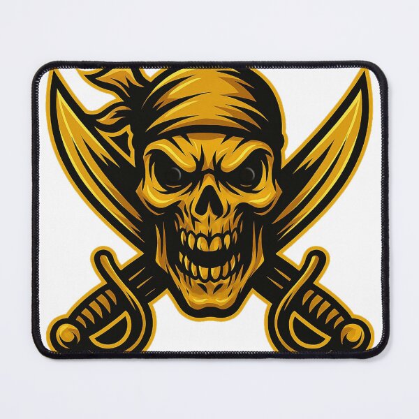 Item preview, Gold Pirate Skull Logo designed and sold by funspms.