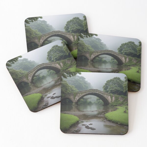 Item preview, Crumbling Stone Bridge Landscape designed and sold by vekotpu.