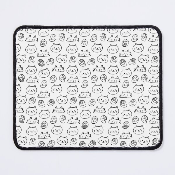 Item preview, Kawaii Cute Cat Seamless Pattern designed and sold by SammerDesign.
