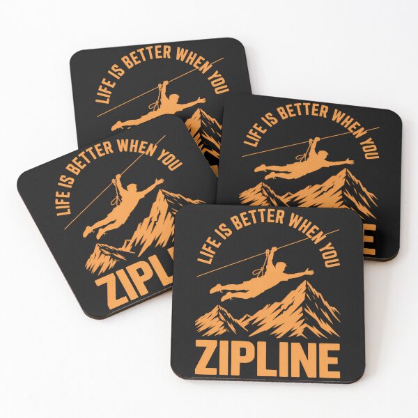 Item preview, Zipline Sports Ziplining Zipliner Positive designed and sold by CookWorldLaughs.