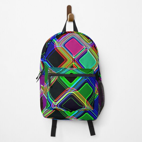 Item preview, Psychedelic electric neon pattern  designed and sold by FatBirdie.