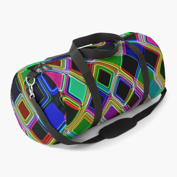 Item preview, Psychedelic electric neon pattern  designed and sold by FatBirdie.