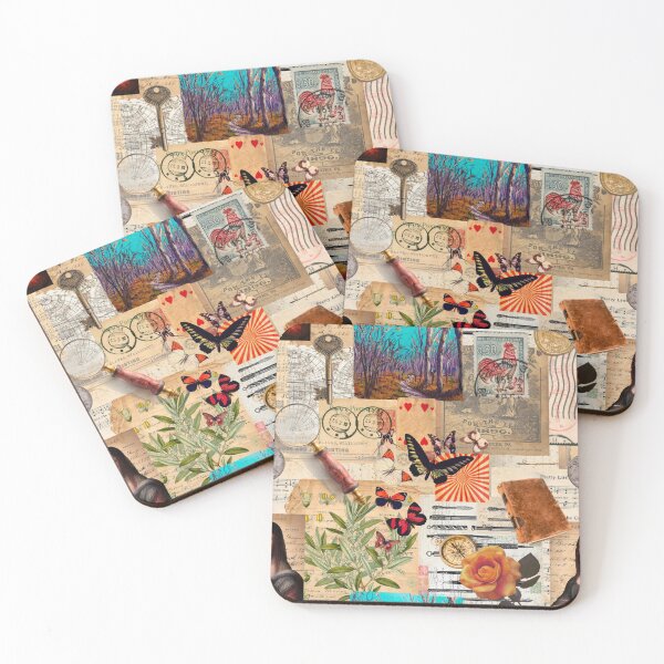 Item preview, Mona Lisa Pathway Painting with Butterflies Collage designed and sold by missdebi27.