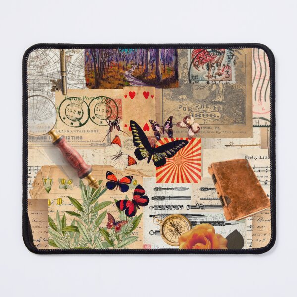 Item preview, Mona Lisa Pathway Painting with Butterflies Collage designed and sold by missdebi27.