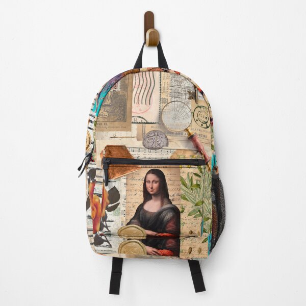 Item preview, Mona Lisa Pathway Painting with Butterflies Collage designed and sold by missdebi27.