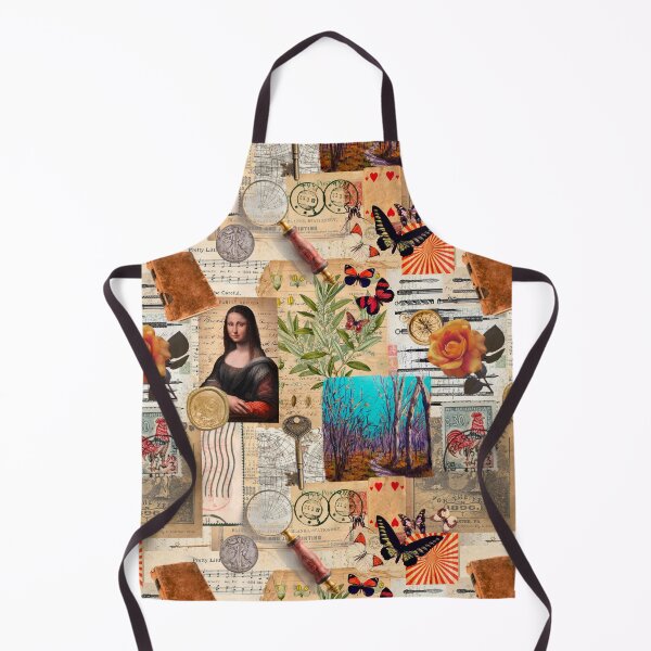 Item preview, Mona Lisa Pathway Painting with Butterflies Collage designed and sold by missdebi27.