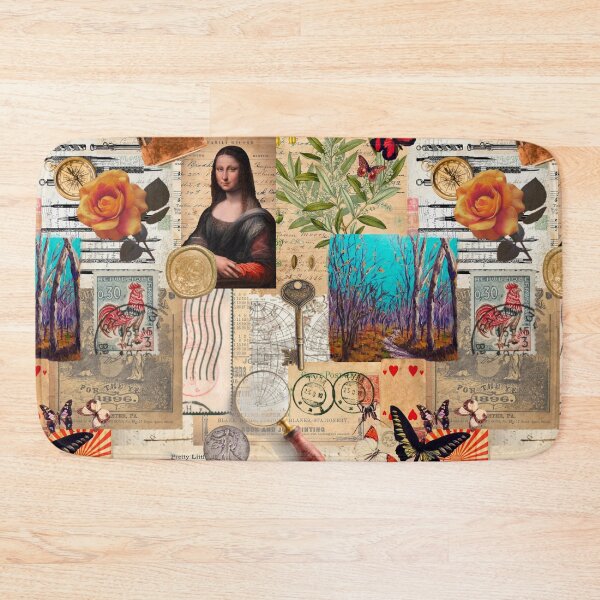 Item preview, Mona Lisa Pathway Painting with Butterflies Collage designed and sold by missdebi27.