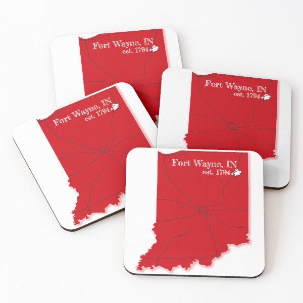 Item preview, Fort Wayne, IN [Red] designed and sold by PhilbonianDezin.
