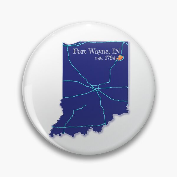 Item preview, Fort Wayne, IN [Blue] designed and sold by PhilbonianDezin.