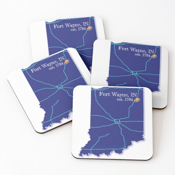 Item preview, Fort Wayne, IN [Blue] designed and sold by PhilbonianDezin.