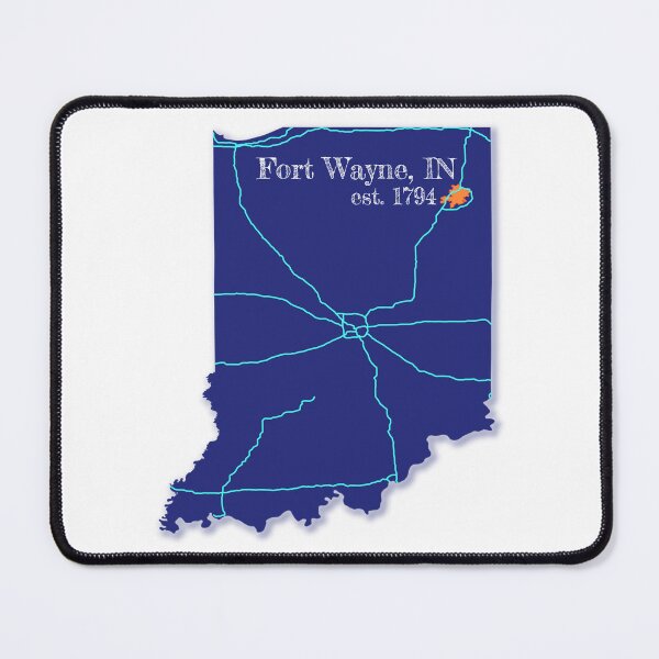 Item preview, Fort Wayne, IN [Blue] designed and sold by PhilbonianDezin.