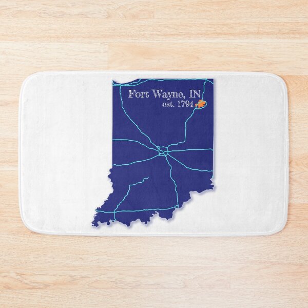 Item preview, Fort Wayne, IN [Blue] designed and sold by PhilbonianDezin.