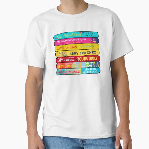 Item preview, Abby Jimenez Book Stack – Illustrated Romance Book Spines for Book Lovers designed and sold by molliehendrick.