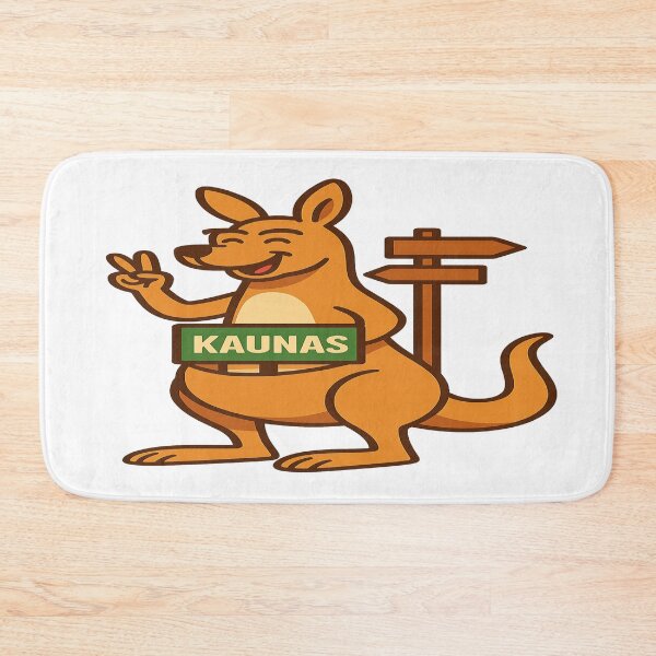 Item preview, Kaunas Kangaroo: Europe Landmark Travel Vibes designed and sold by Globalcitytees.