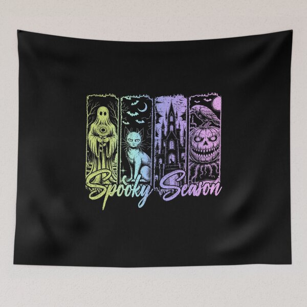 Item preview, Spooky Season, Horror Pumpkin designed and sold by vintagearttee.